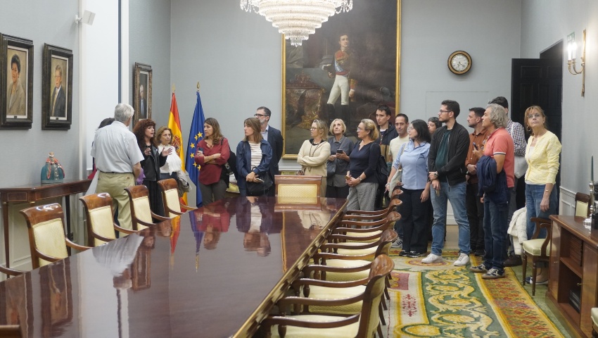 Más de un centenar de personas visitan el Tribunal